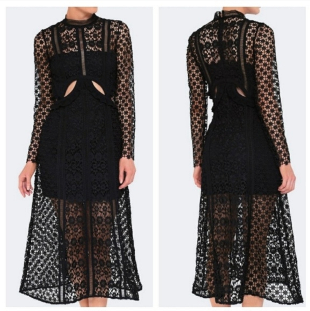 Self-Portrait Payne Cutout Dress‎ Size 8